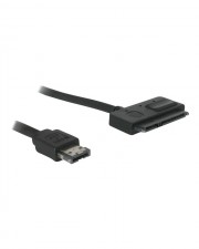 Delock Power Over eSATA cable eSATA-Kabel SATA-Anschluss 22 Pin Anschlusskabel 0,5 m (84396)