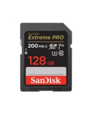 SanDisk Extreme PRO 128 GB SDHC Memory Card 200MB/s 90MB/s UHS-I Class 10 U3 V30 (SDSDXXD-128G-GN4IN)