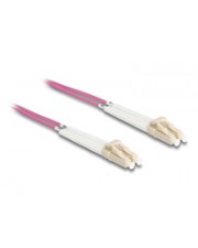 Delock LWL Kabel LC Duplex Multimode OM4 winkelbar 3 m Multimode-Faser Glasfaser (88089)