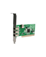 StarTech.com 4 Port 1394a FireWire PCI Schnittstellenkarte 3x extern 1x intern FireWire-Adapter (PCI1394MP)