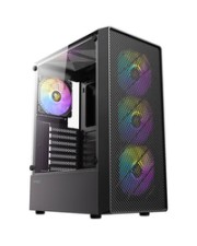 Antec BOITIER MOYEN TOUR ATX ANTEC AX26 ELITE RGB AVEC PANNEAU VITRÉ NOIR (0-761345-10199-8)