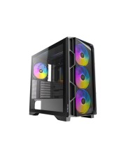 Antec BOITIER MOYEN TOUR ATX ANTEC AX1000 RGB AVEC PANNEAU VITRÉ NOIR (0-761345-10240-7)
