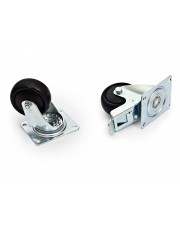 TRITON Steckgehäuse-Rollensatz Casters mit maximaler Belastbarkeit von 4 Rollen 800kg (RAX-MS-X81-X1)
