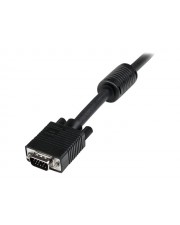 StarTech.com 2m Coax High Resolution Monitor VGA Video Cable HD15 M/M VGA-Kabel HD-15 M bis M 2 m geformt Schwarz (MXTMMHQ2M)