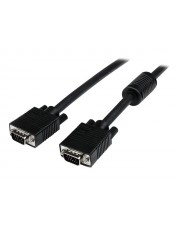 StarTech.com 5m Coax High Resolution Monitor VGA Video Cable HD15 M/M VGA-Kabel HD-15 M bis M 5 m geformt Schwarz (MXTMMHQ5M)