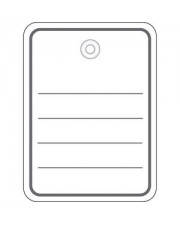 HERMA Stückwarenanhänger 48x65 mm mit Öse 1000 St. Kunststofföse St (6840)