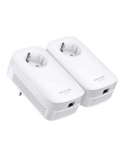 TP-LINK Starter Kit Bridge GigE HomePlug AV HomePlug AV (HPAV) Weiß 2er Pack (TL-PA8010P KIT)