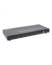 InLine HDMI Switch/Umschalter 4-fach 4Kx2K kompatibel mit Audio out (65017)