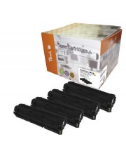 Peach Lasertoner Schwarz Gelb / Patrone Spar Pack Tonermodule kompatibel zu CLT-506L (PT450)