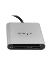 StarTech.com USB 3.0 Kartenleser mit USB-C SD MicroSD CompactFlash Speicherkartenleser Kabel CF I II MMC microSD SDHC microSDHC SDXC microSDXC (FCREADU3C)