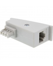 InLine TAE-F DSL Adapter Stecker auf RJ45 Buchse 8P2C für Fritzbox 45-polig xDSL (69949)