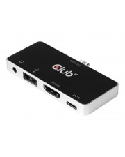 Club 3D USB-4-in1-HUB USB 3.1 Typ C> HDMI/USB/USB-C/Audio retail Hub 3.0 C HDMI (CSV-1591)