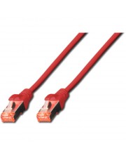 DIGITUS Patchkabel Kat. 6 S/FTP 0,5 m rot KAB NW Cat.6 00,50m / / Digitus (DK-1644-005/R)