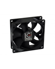 LC Power Gehäuselüfter 80 mm Schwarz 800 rpm 12 V 34,25 cfm Kunststoff CE (LC-CF-80)