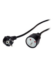 VALUE UTE-Verlängerungskabl swz 230V 10m Verlängerungskabel 10 m Schwarz (19.99.1172)