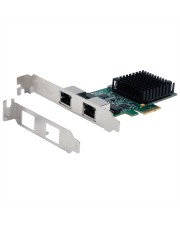 Exsys GmbH Dual PCIe Netzwerk-Karte 2.5 Gigabit Netzwerkkarte PCI (EX-60112)