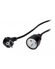 VALUE UTE-Verlängerungskabel swz 230V 5m Verlängerungskabel 5 m Schwarz (19.99.1171)