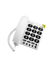 Doro PhoneEasy 311c Telefon mit Schnur Weiß (380000)