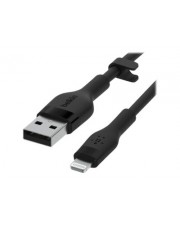 Belkin Boost Charge USB-A to LTG Silicon 1M Black Digital/Daten 1 m (CAA008BT1MBK)