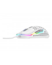 Cherry Xtrfy M42 Maus optisch kabellos 2,4 GHz kabelloser Empfänger USB weiß (M42W-RGB-WHITE)