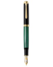 Pelikan Souverän 1000 Schwarz Grün Medium Beidhändig Deutschland 1 Stücke Fountain pen Souverän® Black-Green M (987594)