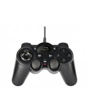 SPEEDLINK THUNDERSTRIKE Game Pad 12 Tasten kabelgebunden Schwarz für PC (SL-6515-BK)