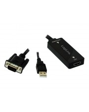 LogiLink VGA with Audio to HDMI Converter Videokonverter (CV0060)