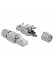 Delock RJ45 St Cat.6A STP werkzeugfrei Netzwerk CAT 6a (86477)