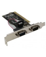 InLine Serieller Adapter PCI RS-232 x 2 Modem 115.2 Kbps ISDN 2x ser. (66636I)