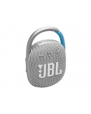 Harman Kardon JBL Clip 4 Eco Lautsprecher tragbar kabellos Bluetooth 5.1 5 Watt weiß (JBLCLIP4ECOWHT)