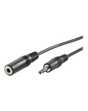VALUE Secomp Audioverlängerungskabel Stereo Mini-Klinkenstecker M bis W 2 m (11.99.4352)