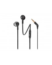 Harman Kardon JBL T205 Ohrhörer mit Mikrofon im Ohr kabelgebunden 3,5 mm Stecker Schwarz (JBLT205BLK)