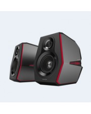 Edifier Aktivboxen 2.0 Bluetooth Gaming RGB schwarz retail Aktivbox 40 KHz Holz Schwarz (G5000)