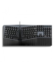 Perixx Kabelgebundene ergonomische mechanische Tastatur flache Touchpen (PERIBOARD-535 DE BR)