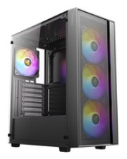 Antec BOITIER MOYEN TOUR ATX ANTEC AX65 RGB AVEC PANNEAU VITRÉ NOIR (0-761345-10206-3)