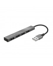 Trust Halyx USB 2.0 480 Mbit/s Aluminium 0,1 m 4 x 0.1 m 15 x 7 x 96 mm (23786)