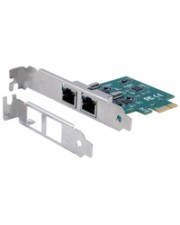 Exsys GmbH Dual PCIe Netzwerk-Karte 2x 1Gigabit Netzwerkkarte PCI (EX-60102)
