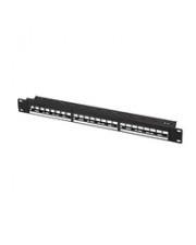 LogiLink NWSZ Patchpanel Keystone Modul 1U 24-Port Black 1 HE (NK4065)