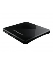 Transcend 8X DVDS-K Laufwerk DVD±RW ±R DL / DVD-RAM 8x/8x/5x USB 2.0 extern Schwarz (TS8XDVDS-K)