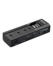 SANDBERG HDD / SSD Dockingstation Klonfunktion mit Offline Clone Schächte: 2 2,5" / 3,5" gemeinsam genutzt 6,4 cm/8,9 cm M.2 NVMe Card / SATA 6Gb/s USB-C 3.2 Gen 2 (136-49)