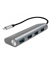 LogiLink USB-C 3.1 Hub 4-Ports Aluminiumgehhäuse 4-Port 3.0 (UA0309)