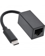 InLine USB 3.0 Netzwerkadapter Kabel Gigabit Netzwerk Typ-C Netzwerkkarte 1 Gbps Ethernet USB-C (33380G)