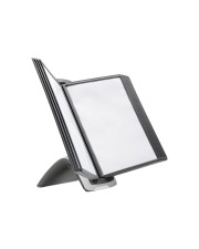 Durable SHERPA STYLE TABLE Displaytafelsystem Desktop 10 Fächer für A4 Schwarz (5855-01)