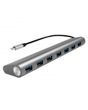 LogiLink USB-C 3.1 Hub 7-Ports Aluminiumgehhäuse 7-Port 3.0 (UA0310)