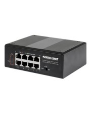 Intellinet 8-Port PoE+ Gb Switch PoE-Passthrough 1xPD PoE 95W Eingangsstrom 7x PSE 1 Gbps Power over Ethernet (561624)