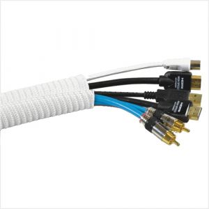 Label-the-cable Pro Kabelschlauch 25m weiß Schutzschlauch (PRO5120)