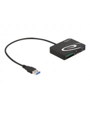 Delock Card für XQD SD Micro Speicherkarten+ USB Typ-A Port Card-Reader Secure Digital (91756)