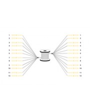 DIGITUS Breakout cable 12 Fibers SM G.657.A1 LC/UPC-LC/UPC universal color black (DK-2A33CU100BK-BBB)