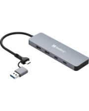 SANDBERG USB-C/A to 2xUSB-A+2xUSB-C Hub (136-64)