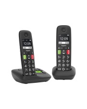 Gigaset E290AD DECT Telefon 2 Mobilteile Basis Ladeschale Anrufbeantworter Anrufliste CLIP Telefonbuch Freisprecheinrichtung (L36852-H2921-B101)